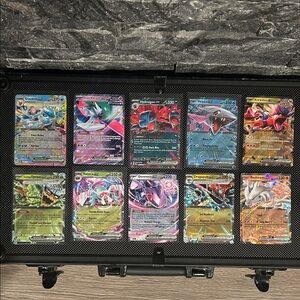 Pokémon EX card lot of 10 Holo cards from Random Sets M/NM